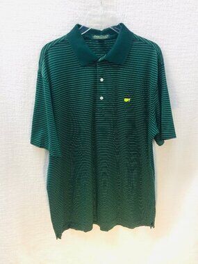 Amen Corner Masters Pima Cotton Polo Golf Shirt, Size Large